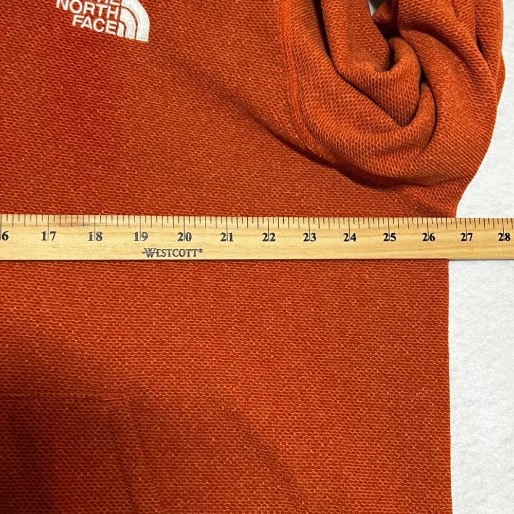 North Face Men's XXL Orange Pullover Hoodie
